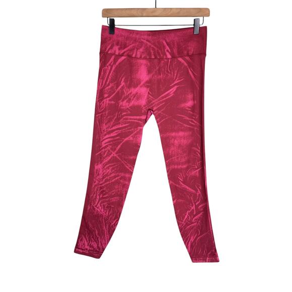 Lululemon Ebb to Street Raspberry Red Seamless High Waist Athletic Leggings - Picture 4 of 8